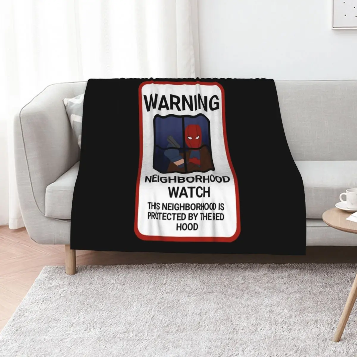 Red Hood Neighborhood Watch Throw Blanket for winter Luxury Throw Loose Comforter Travel blankets ands Blankets