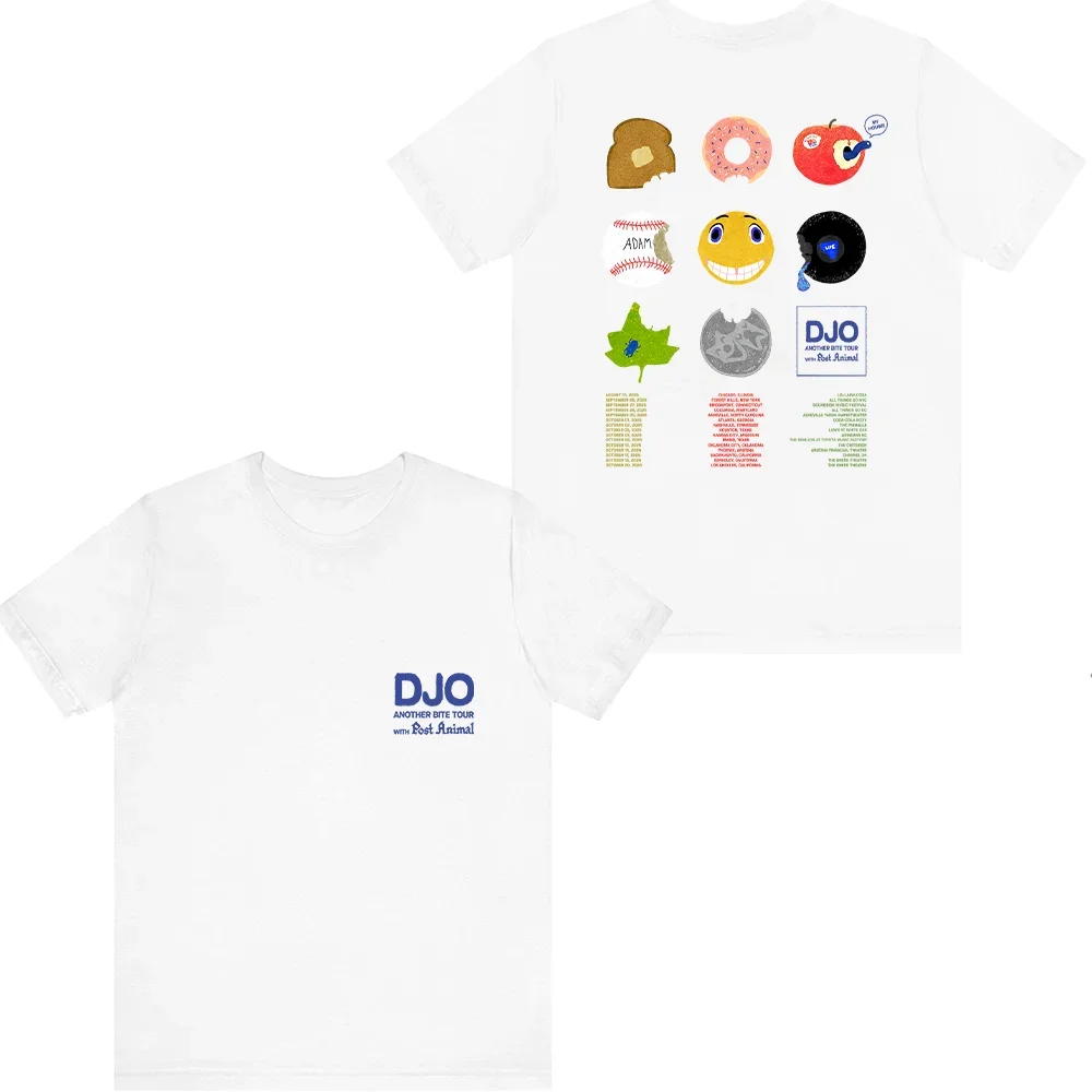 Djo Merch Another Bite Tour T-shirt Fashion Unisex Men Women Short Sleeve Casual Tee