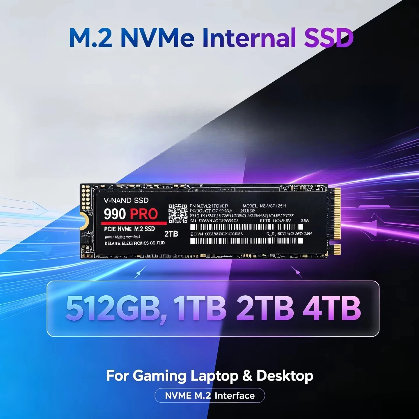 Blazing-Fast M.2 NVMe Internal SSD The Upgrade Your PC Needs 1TB 2TB 4TB PCIe Solid State Drive Gaming PC Laptop Desktop