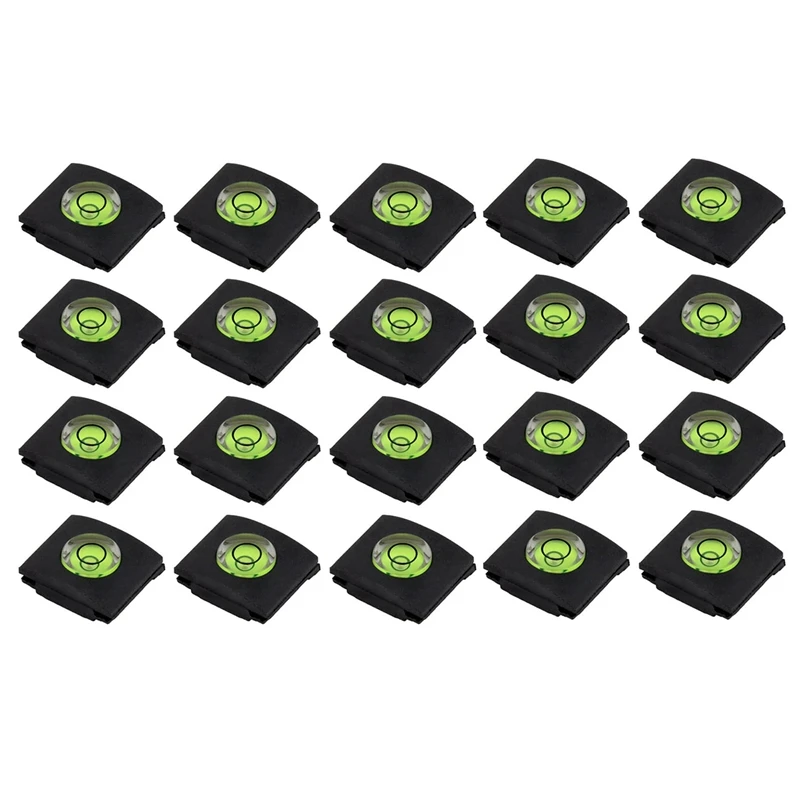 20 Pcs Camera Bubble Spirit Level Hot Shoe Protector Cover DR Cameras Accessories For Sony A6000 For Canon For Nikon