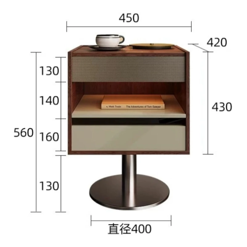 Station Bluetooth Nightstands Cupboards Italian Vintage Choice Bedside Tables Designer Charging Nachttisch Furniture Bedroom