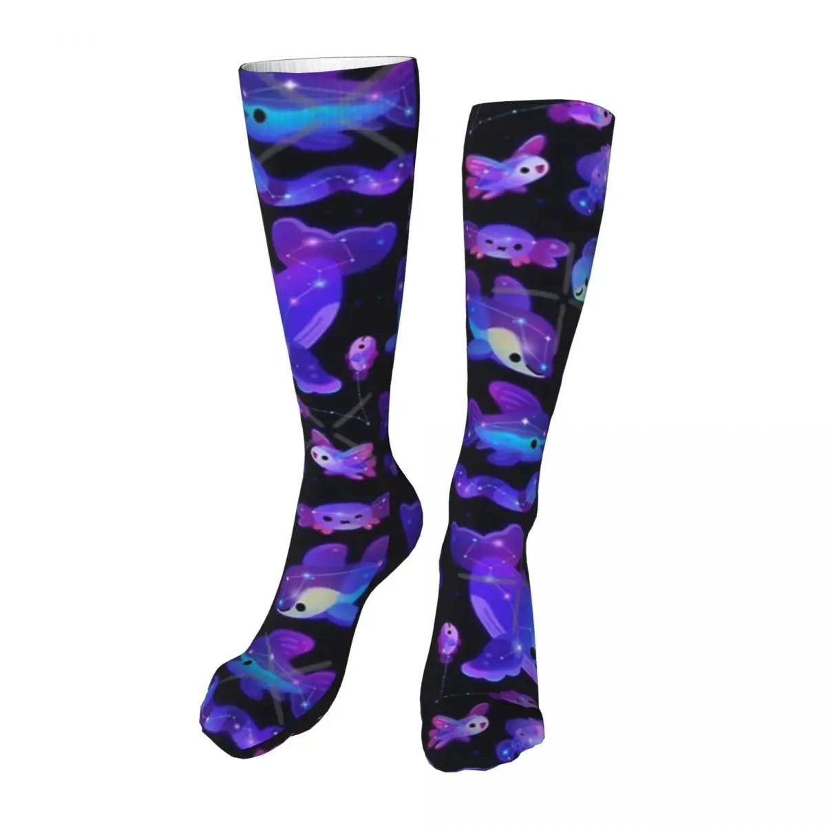 Ocean Constellations Adult Stockings Breathable Suitable For Sports Sports Stockings Customised Patterns