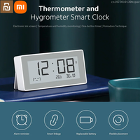 Xiaomi Youpin MMC Smart Clock Temperature Humidity Meter Magnetic E-Ink Screen  High Precision Sensor  Work for Mihome App