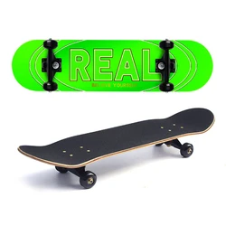 Monopatín de arce para principiantes, Longboard de doble deformación, estándar profesional completo, para adultos, jóvenes y niños, 60/72/80cm