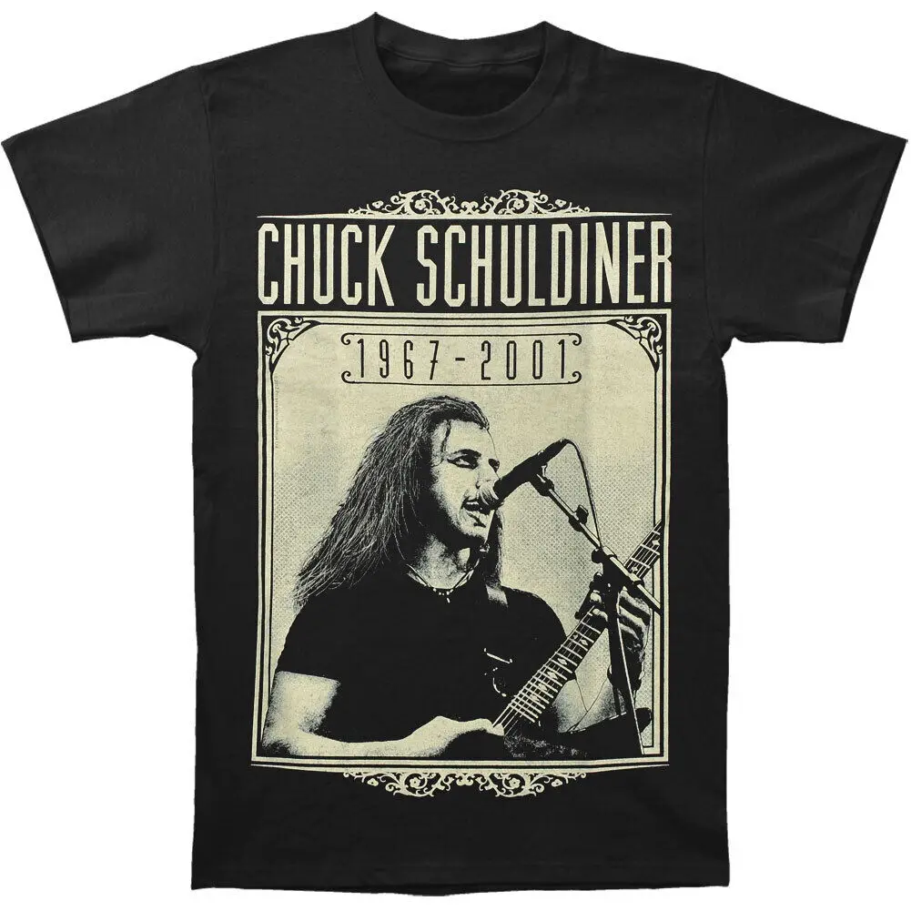 Men'S Death Chuck Schuldiner Tribute 2 T Shirt Medium Black