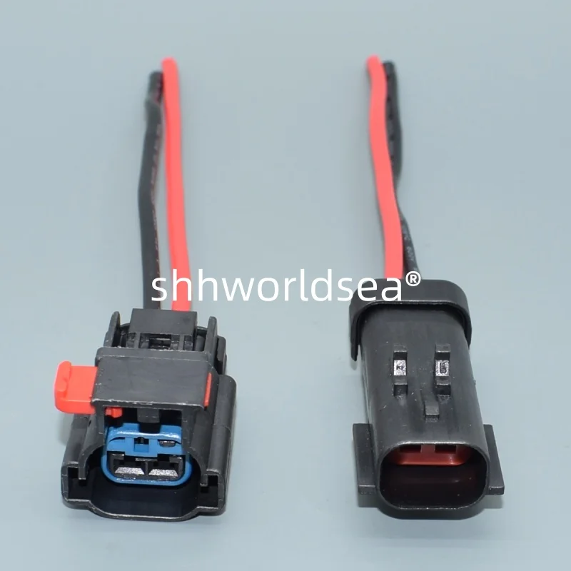 1/100Sets 2 Pin AC Assembly 54200206 54200210 Automotive Light Plug Car Lamp Socket Female Male Connector For Benz Auto