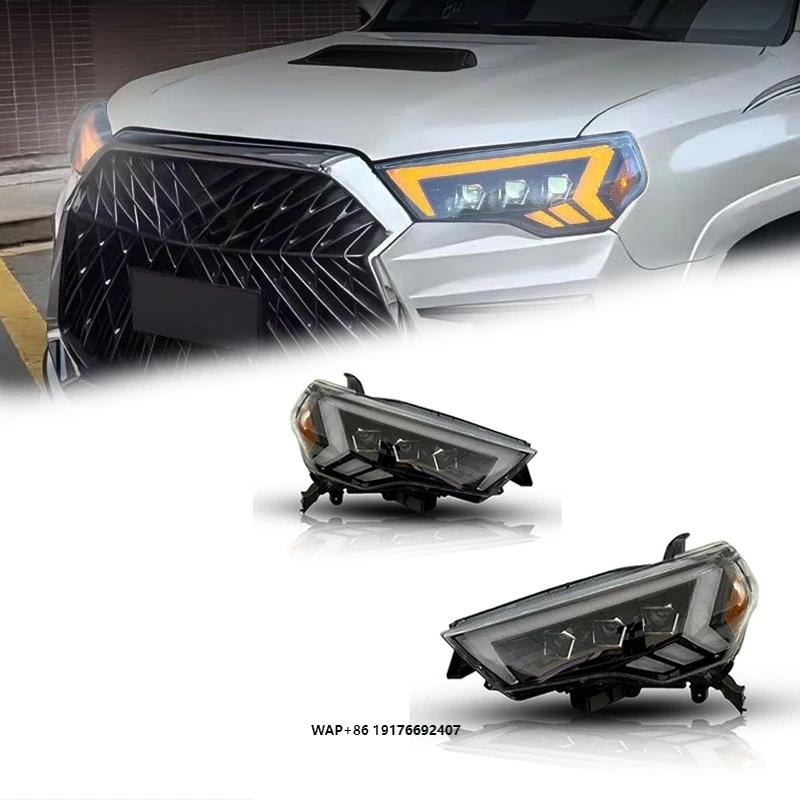 

FT Car Lights ForToyota 4Runner Headlights 2014-2022 Upgrade LED Projetor Headlamp Daytime Running Light Automotive Accessories