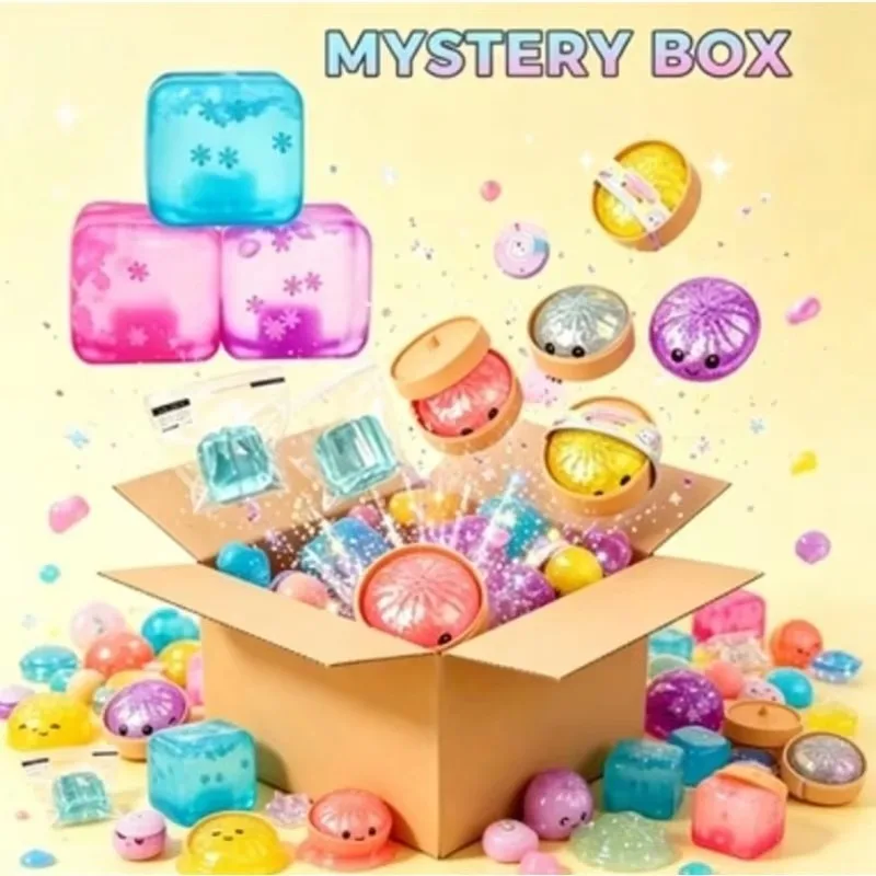 100+ style Novelty Mystery Gift Surprise Blind Box DrPepperrNeDoh Nice Cube Butter stick Squishy Squeeze Toy for Adults Gifts view 5