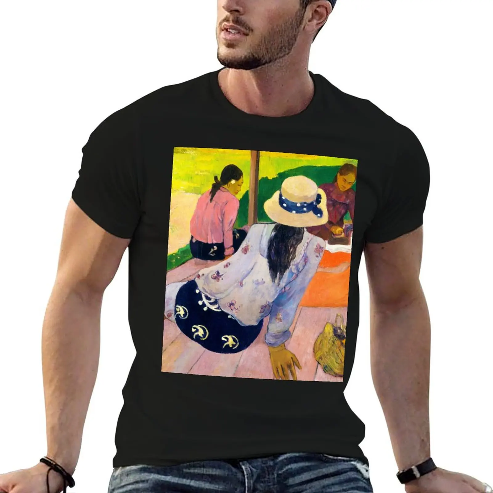 Paul Gauguin The Siesta T-Shirt anime figures Blouse workout shirts for men