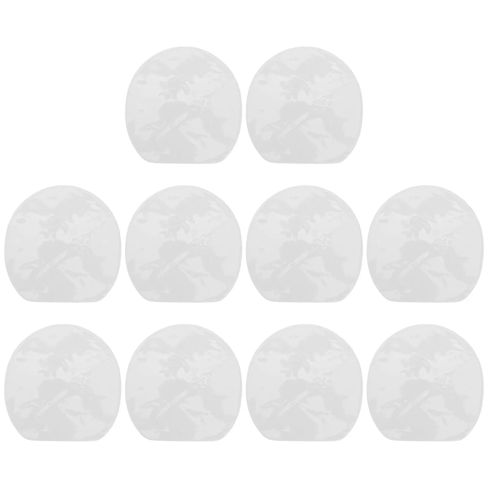 

10Pcs Table Tennis Racket Cover Protective Adhesive Film Transparent Sticky Sheet for Rubber Surface Protection Improved Rebound