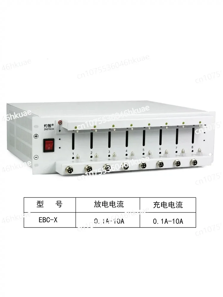 NEW 8-channel 18650 lithium battery capacity tester charge and discharge 10A cycle aging test EBC-X