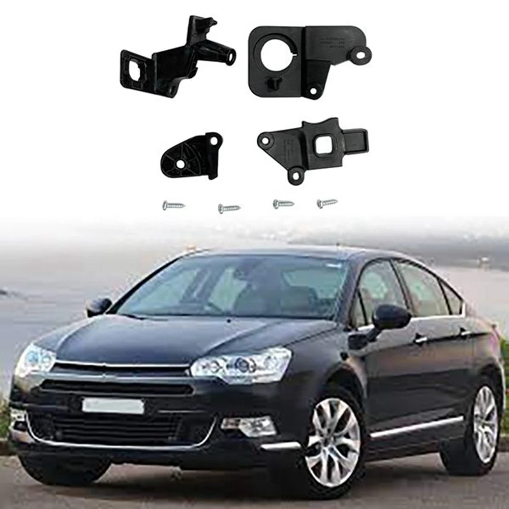 A96E-1 Set Car Front Headlight Bracket Repair Kit Replacement Bracket Clip 6212F0 6212F1 For Citroen CITROEN C5