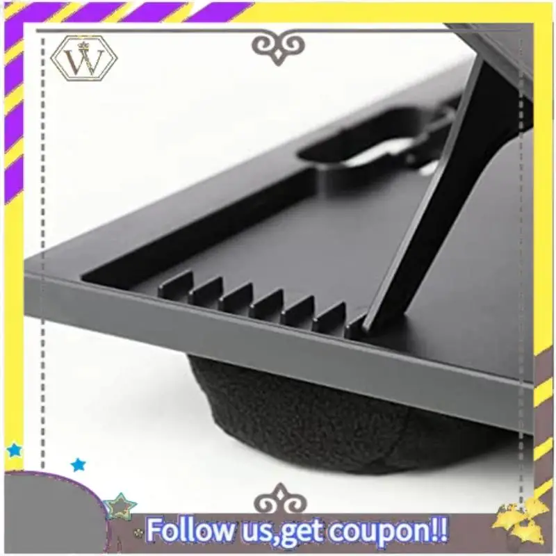 New 1 PCS Adjustable Lap Desk Laptop Stand With 8 Adjustable Angles & Dual Cushions For Laptop Desk, Work Table Lap Writing Blac