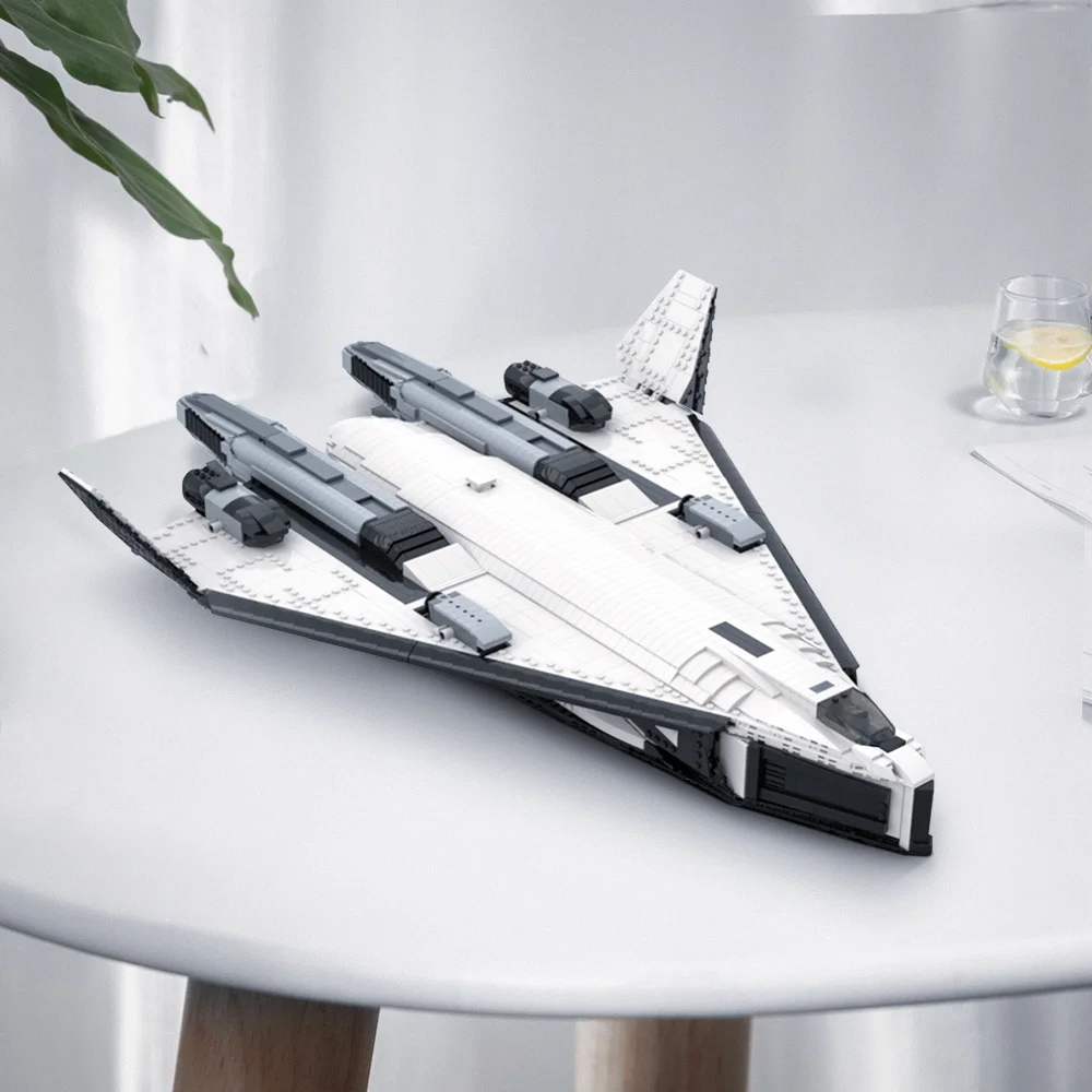 مجموعة مكعبات بناء مكوك فالكيري TAV-16 ألعاب نموذج سفينة الفضاء عبر الغلاف الجوي هدايا للمعجبين والكبار (4837 قطعة) #4