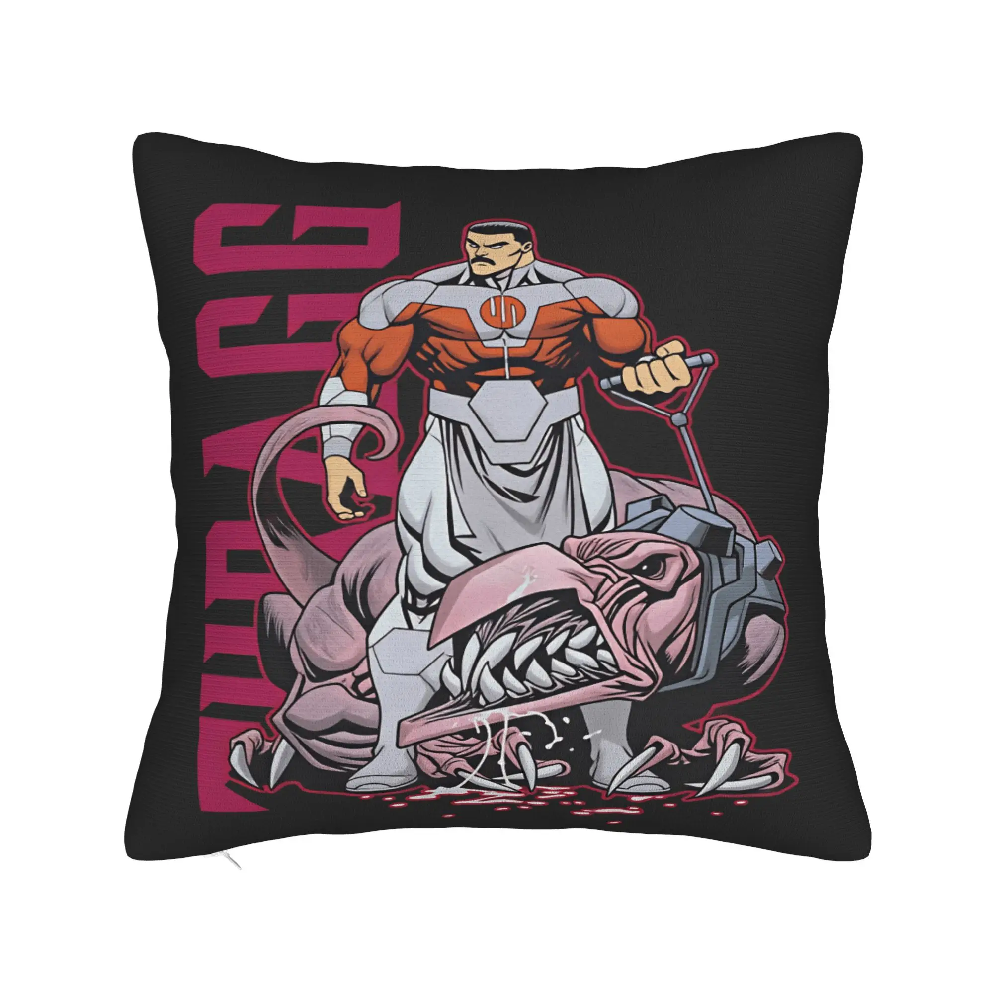 Battle Beast I-Invincible Comic Thragg Pillowcases  Cute Funny Pillow Case For Living Room Sofa Comfy Pillow Cover