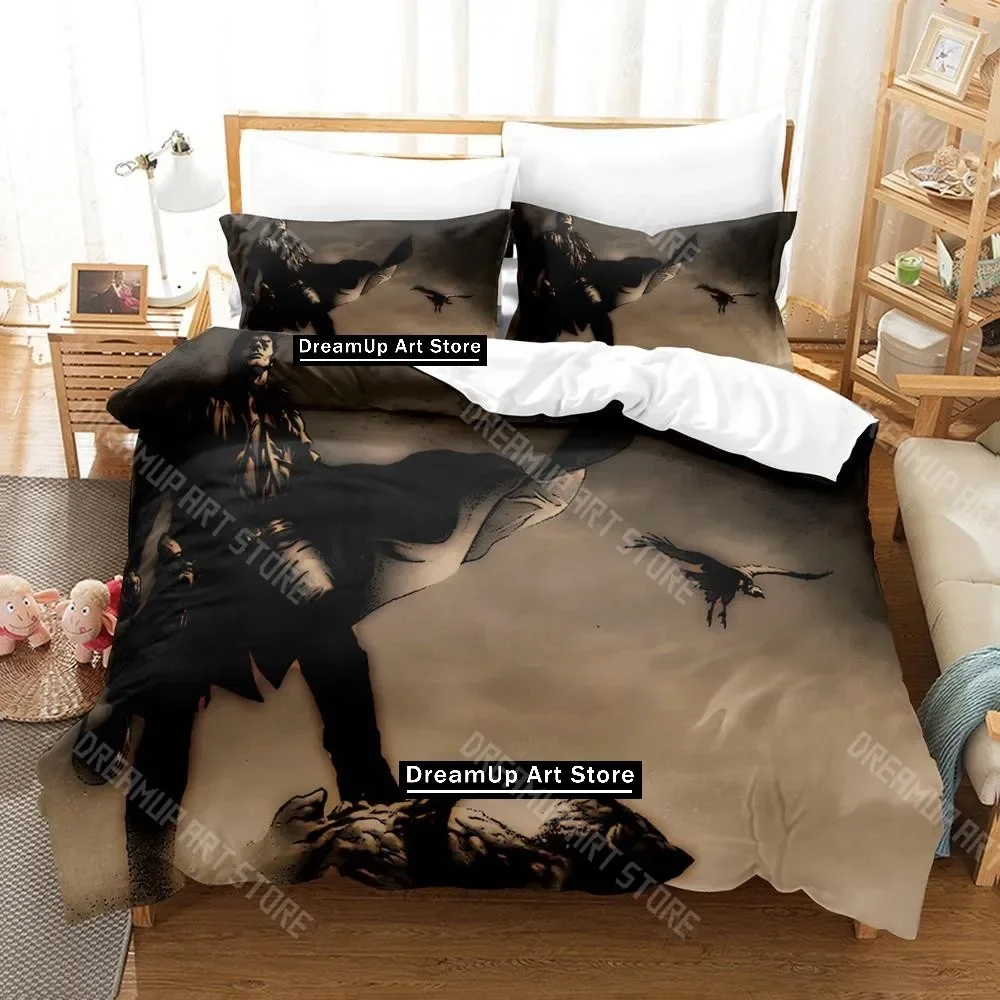 

Комплект постельного белья Стивен Кинг Темная башня The Gunslinger с 3D принтом, комплект из трех предметов в стиле аниме, пододеяльник для спальни для взрослых и детей, комплекты постельного белья с двумя повязками