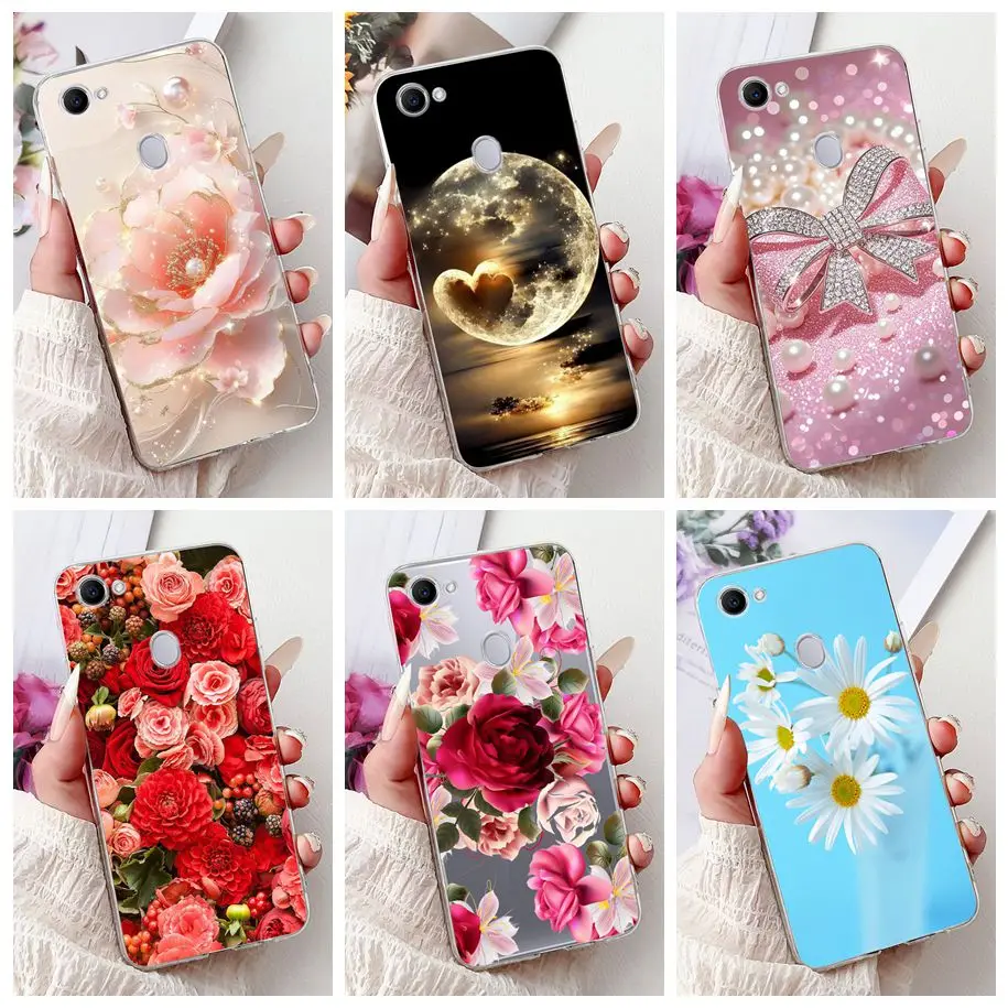 Чехол для OPPO F5 F7 F9 Pro CPH1819 CPH1821 CPH1727 CPH1823, чехол для телефона с модным цветком, мягкий силиконовый чехол для OPPOF5 Youth Coque