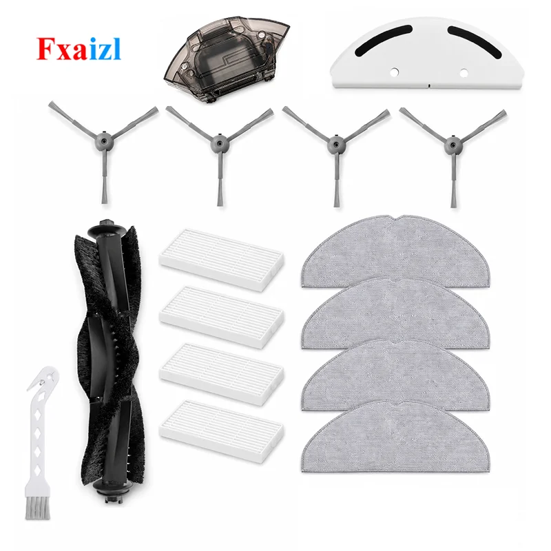 For Xiaomi  ILIFE V20 / Vyzzle D10 / Laresar L10 / Lydsto R1D Edge / Roidmi Eve Rook S Robot Vacuum Cleaner Replacement Parts