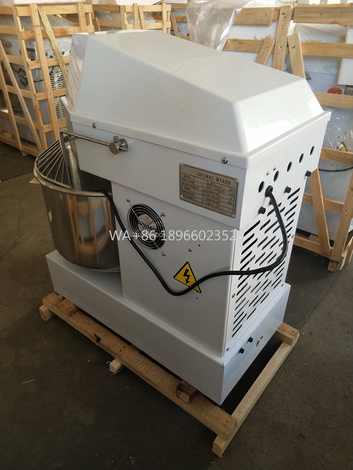 

vr Mixer Machine Pizza Spiral Dough Mixer Commercial Bread Dough Mixer Bakery 20L 30L 60L 80L 100L 150L Flou