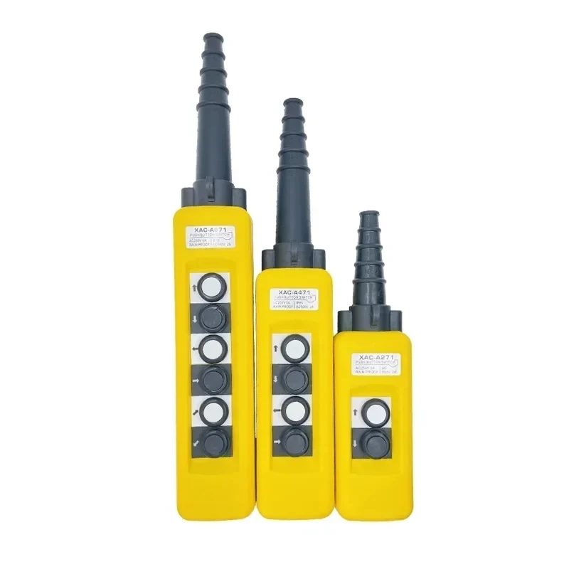 

XAC-A271 XAC-A471 XAC-A671 Handheld Crane Waterproof Traveling Button Switch Rainproof Crane Control Switch