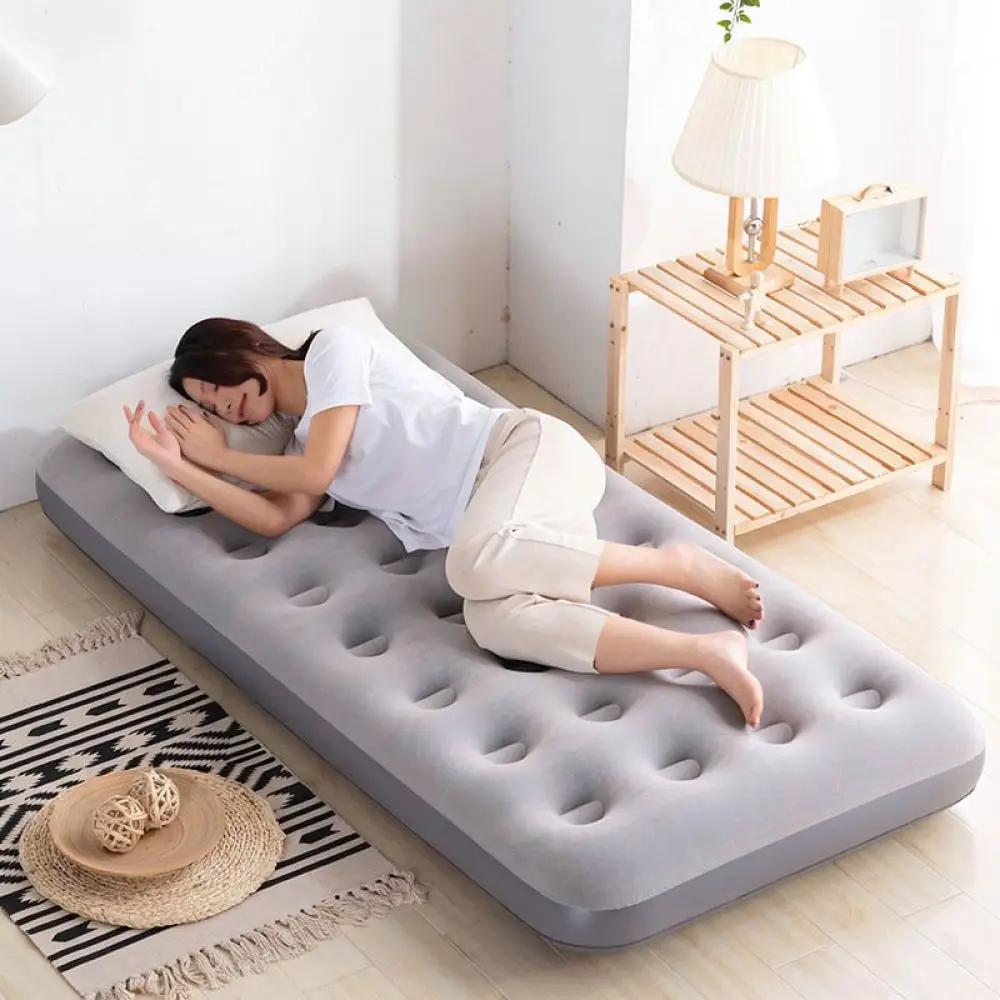 Thickened Double Air Mattress Inflatable Bed Portable Camping Sleeping Pad Foldable Outdoor Furniture Home Guest Bed