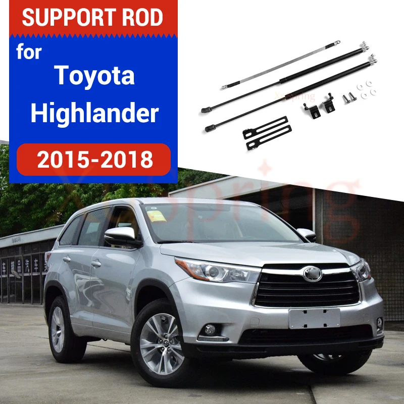 

Car Hood Cover Support Lift Rod Struts Hydraulic Gas Spring Shock Damper Absorber for Toyota Highlander 2013-2019 2020 2022 3th