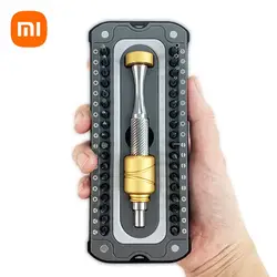 Xiaomi 37 in 1 Precision Screwdriver Set Flywheel Design Handle S2 Alloy Phillips Torx Magnetic Drill Phone Watch Repair Tools