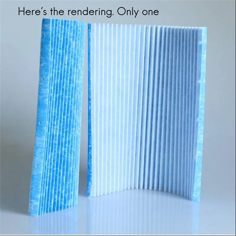 AB43-5Pcs فلتر مطوي مناسب لشاشة فلتر تنقية الهواء دايكن Mc70kmv2 Mck57lmv2 Bac006a4c