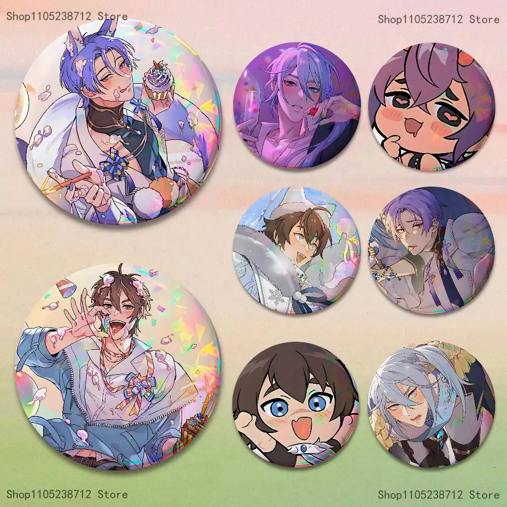 

Game N-NU C-CarnivalS Button Lapel Anime Pin Badges Brooch Jewelry Decoration Gift 25mm 32mm 44mm 58mm 75mm