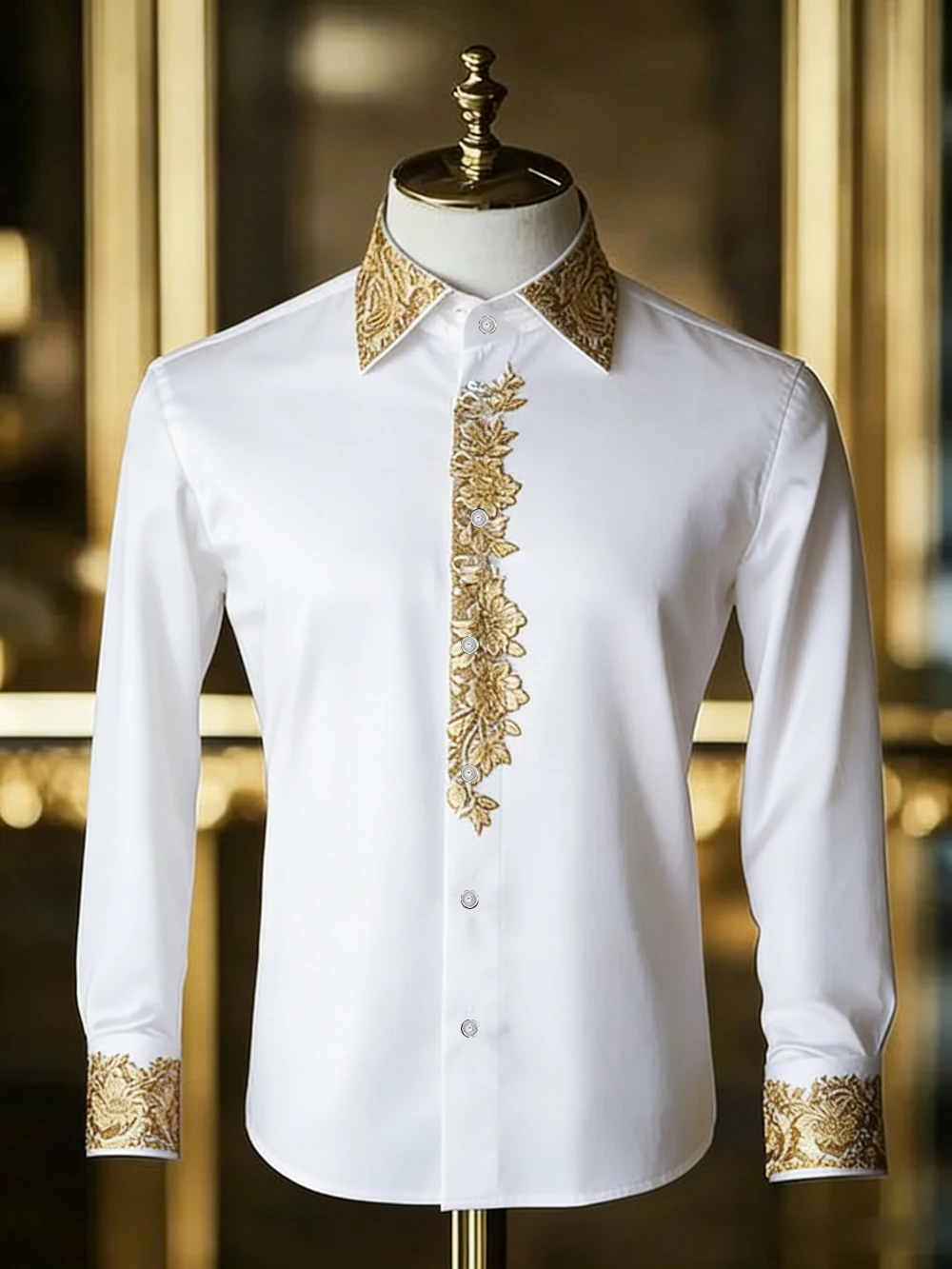 

2026 spring Men's New Retro Long Sleeve Shirt French Pattern HD 3D Printed Shirt Hawaiian Vacation Clothes Men's Quick-Drying