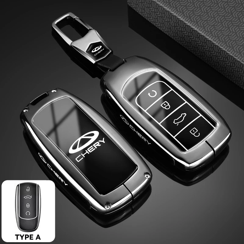 Zinklegierung Autoschlüssel-Hülle für Chery Tiggo 8Pro 7Plus Arrizo8 Omenda Fernbedienung Schlüsselanhänger Schlüsselloses Interieur Zubehör – Detail 6