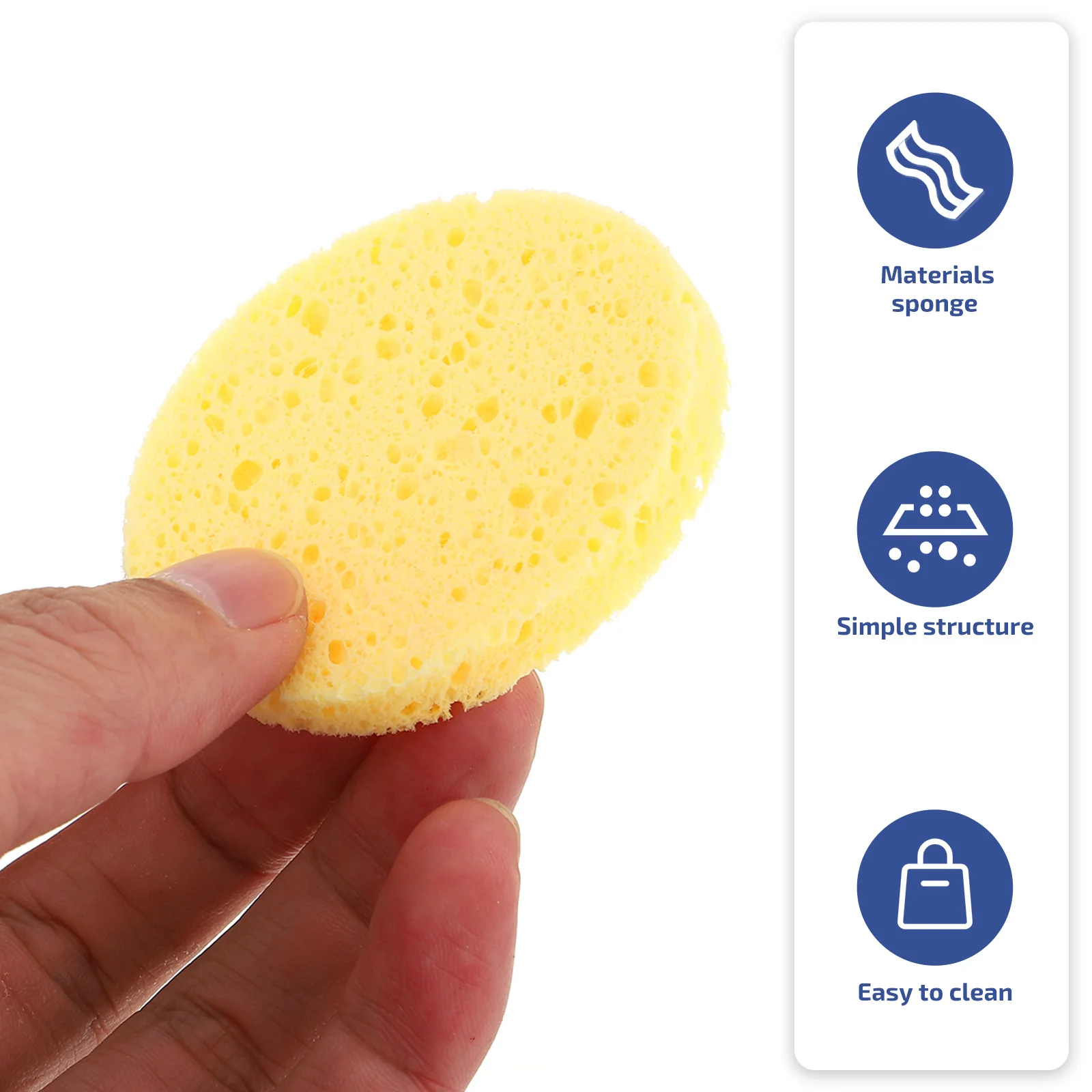 

25Pcs Hermit Crab Sponges Premium Material Crab Humidity Maintaining Sponge for Pet Tank Water Dish Multi Use Cleaning Sponge