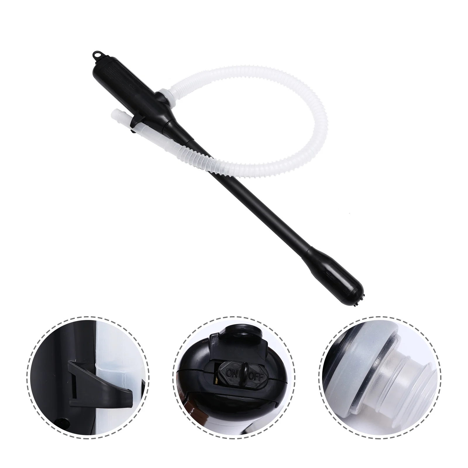 

Oil Fuel Transfer Electric Pump Self-Priming Siphon Hose for Transfer Equipment Electric Oil Pump