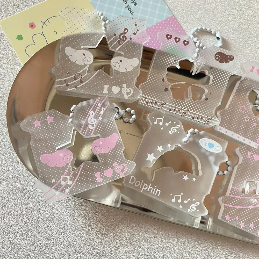 

2025 New Design Key Ring Transparent Acrylic Bag Pendants Women Girls Handbag Backpack Pendant Decoration Gift Hollow Keychain