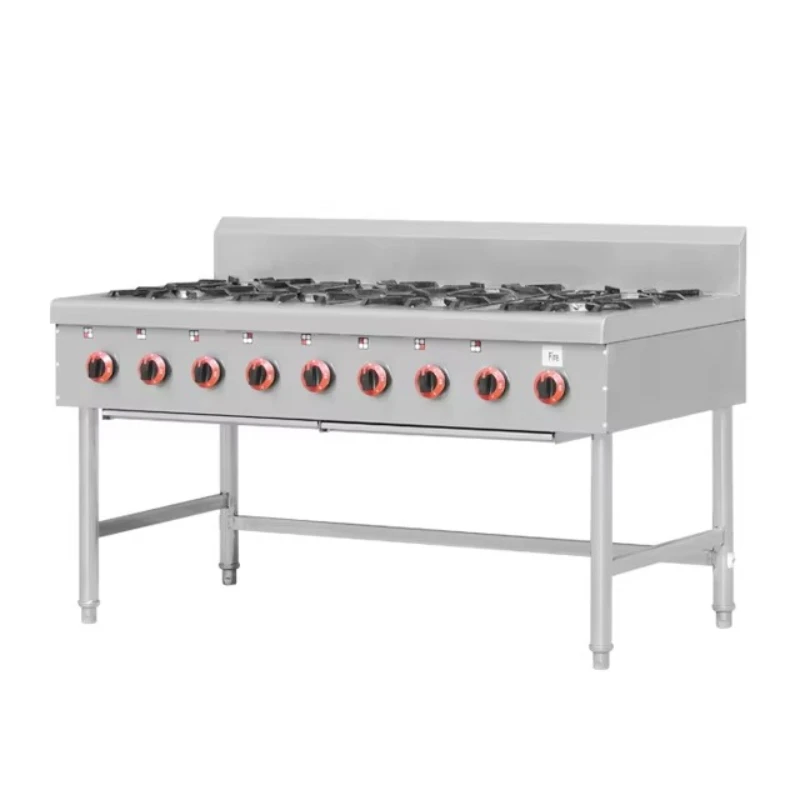 

Commercial kitchen stainless steel cooking equipment with fryer and grill
