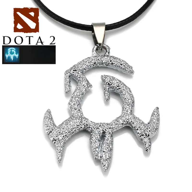 Popular Game Peripheral Accessories Frozen Demon Seal Logo Alloy Necklace Pendant Cosplay Costumes DIY Props Fashion Jewelry