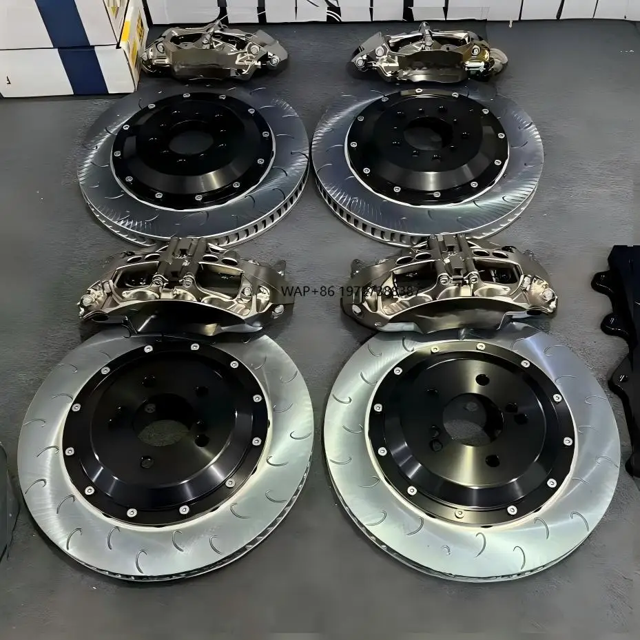 

Street & Track 4 6 Piston Brake Calipers Full Kit, High Performance Racing Parts for All Chevrolet Vehicles, Large Brake Kit