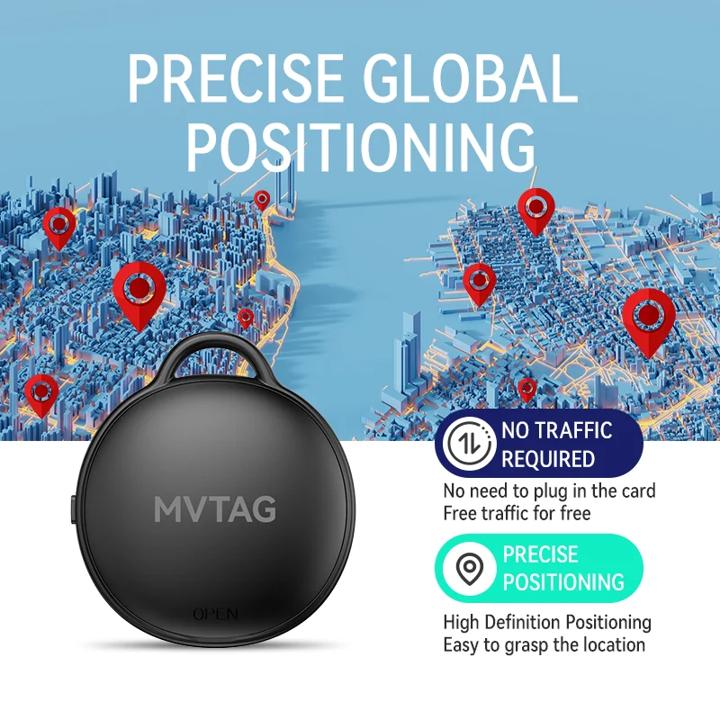 Waterproof iTag GPS Tracker Global Positioning Anti-loss Finder Device For Children,Elderly And Pets Work With Apple Find My APP