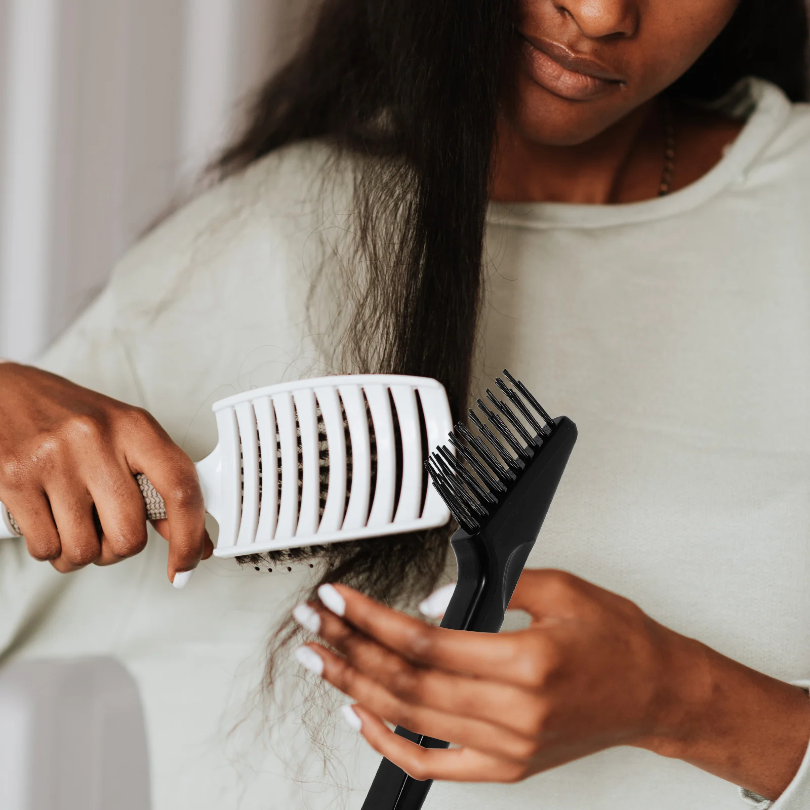 

4pcs Cleaning Claw for Hairbrush Tool Comb Rake Curling Pet Grooming Metal Home Use Hair Remover Dirt Cleaner