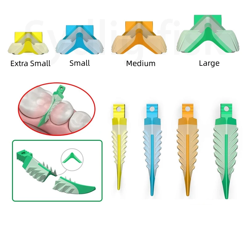 Nouveau Cale interdentaire dentaire, cales adaptatives en Autoclave, joint Cervical souple, Diastema, coins composites, matériaux de dentiste