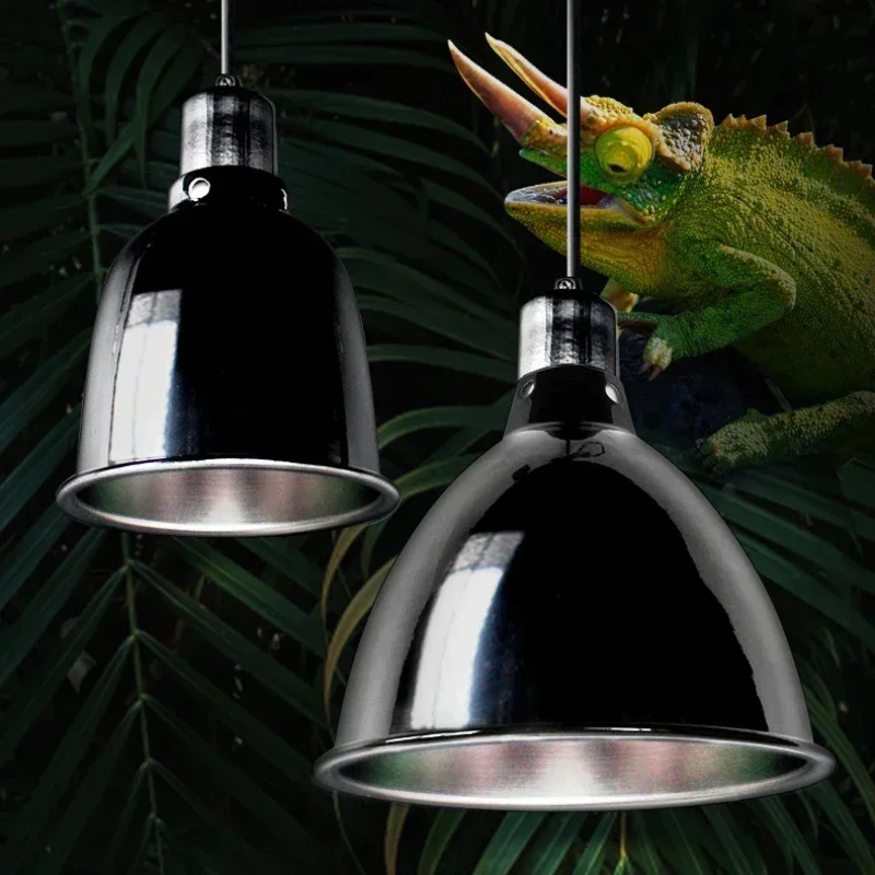 Reptile 5.5/8.5 Inch Light Fixture Deep Dome Lampshade Snakes Lizards Geckos Terrariums Anti-scald Protective Shade terrario