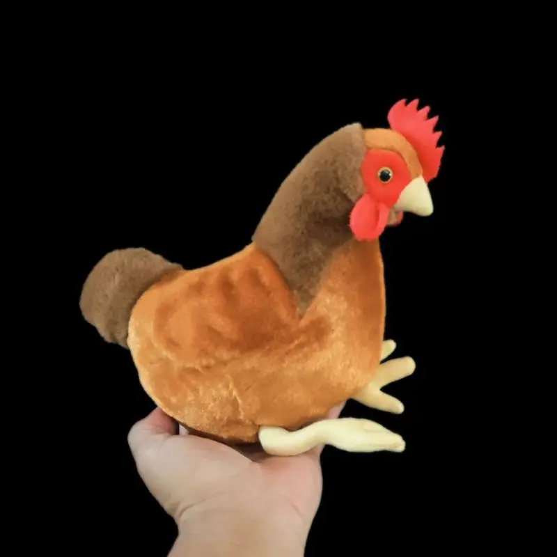 

20cm Simulated animal chick plush toy Cute little hen doll Lifelike Animals Simulation Stuffed Doll Kawaii Toy Gifts
