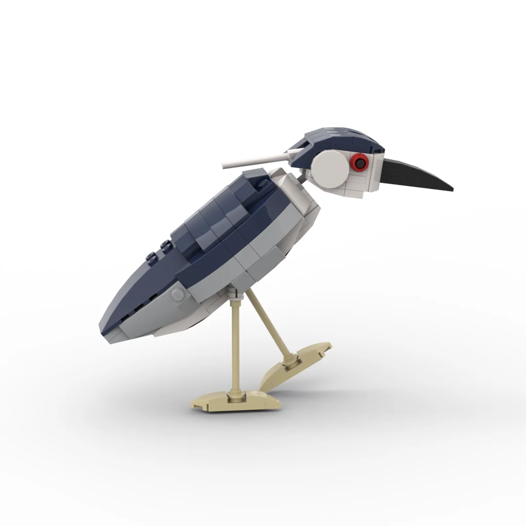 시뮬레이션 조류 빌딩 블록 모델 어린이 장난감 원래 디자인 플라스틱 3D 퍼즐 MOC 벽돌 키트 어린이를위한 장난감