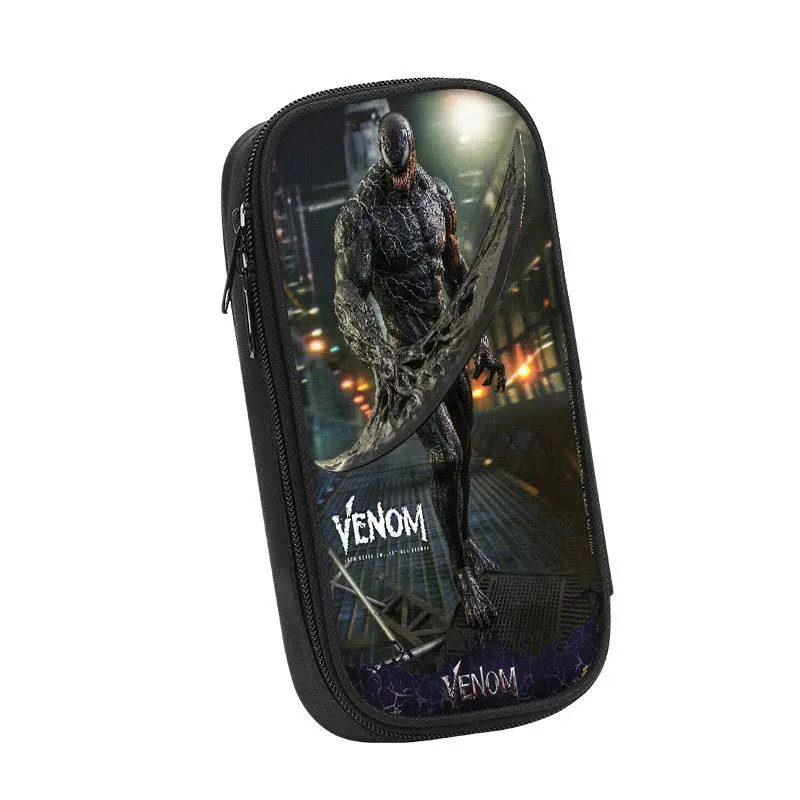 Marvel venom fashion pencil bag primary school students anime personality cartoon junior high school students pencil box gift