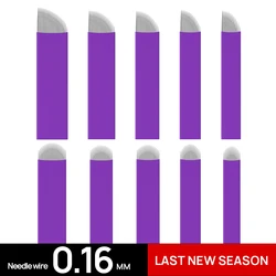 50/100pcs Microblading Needles Tebori Blades Tattoo Needles 0.16mm Manual Eyebrow Blades For 3D Embroidery Manual Tattoo Pen Gun