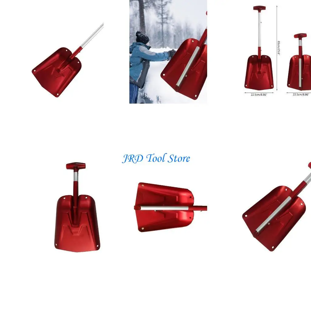 

A2UD Съемная снежная лопата Размер расширения 65x22,5 см, складные снежные лопаты