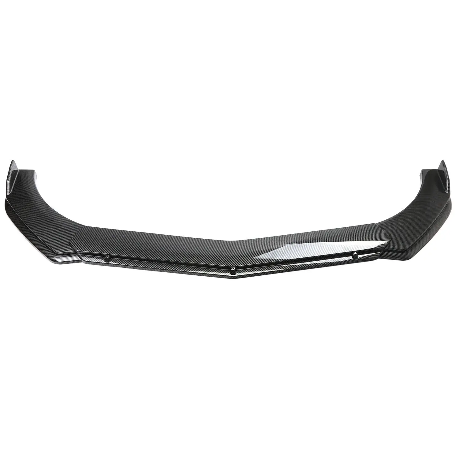 For Chevy Camaro SS 2016 2017-2024/ LS LT RS 2019-2024 Car Front Bumper Lip Splitter Spoile 3 Pieces Design  Carbon Fiber Style