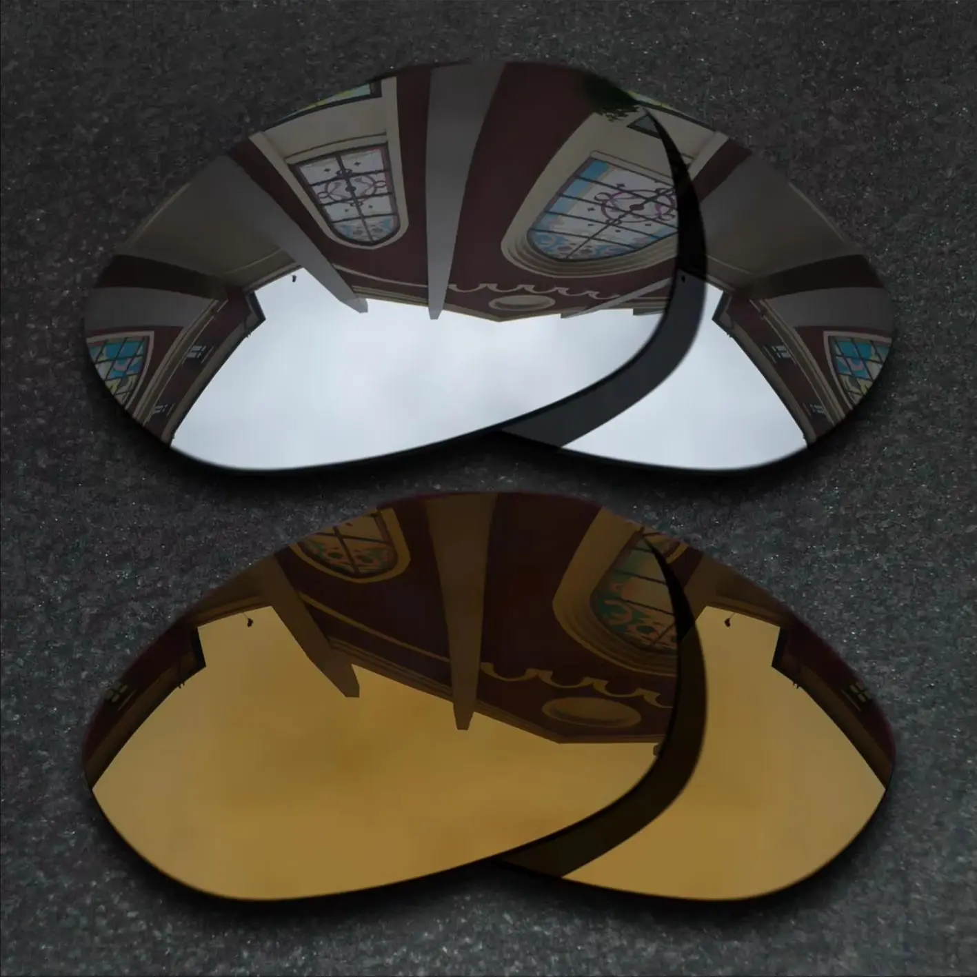 

Chrome&Bronze Copper Sunglasses Polarized Replacement Lenses for Oakley X Metal XX