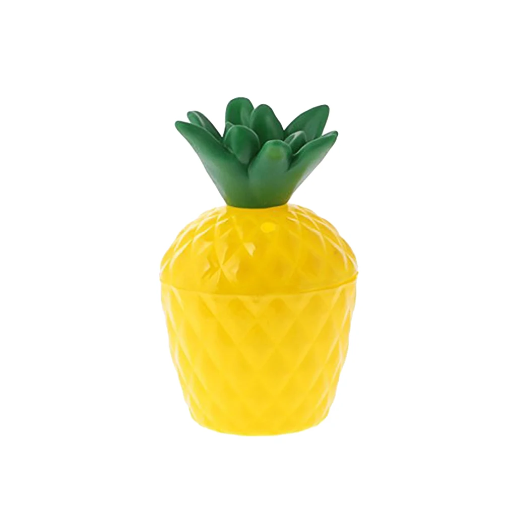 

Hawaii Pineapple Cup Disposable PE Drink Water Party Cups Coconut Shell Luau Decorations Tropical Summer Beverage Containers