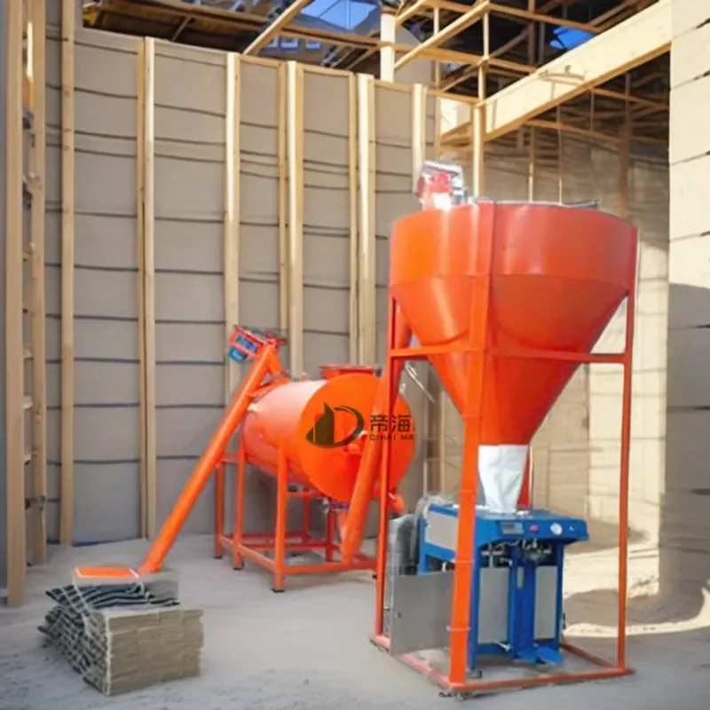 Mini Dry Mortar Plant Manufacturer and Tile Adhesive Making Machine Dry Mortar Machines
